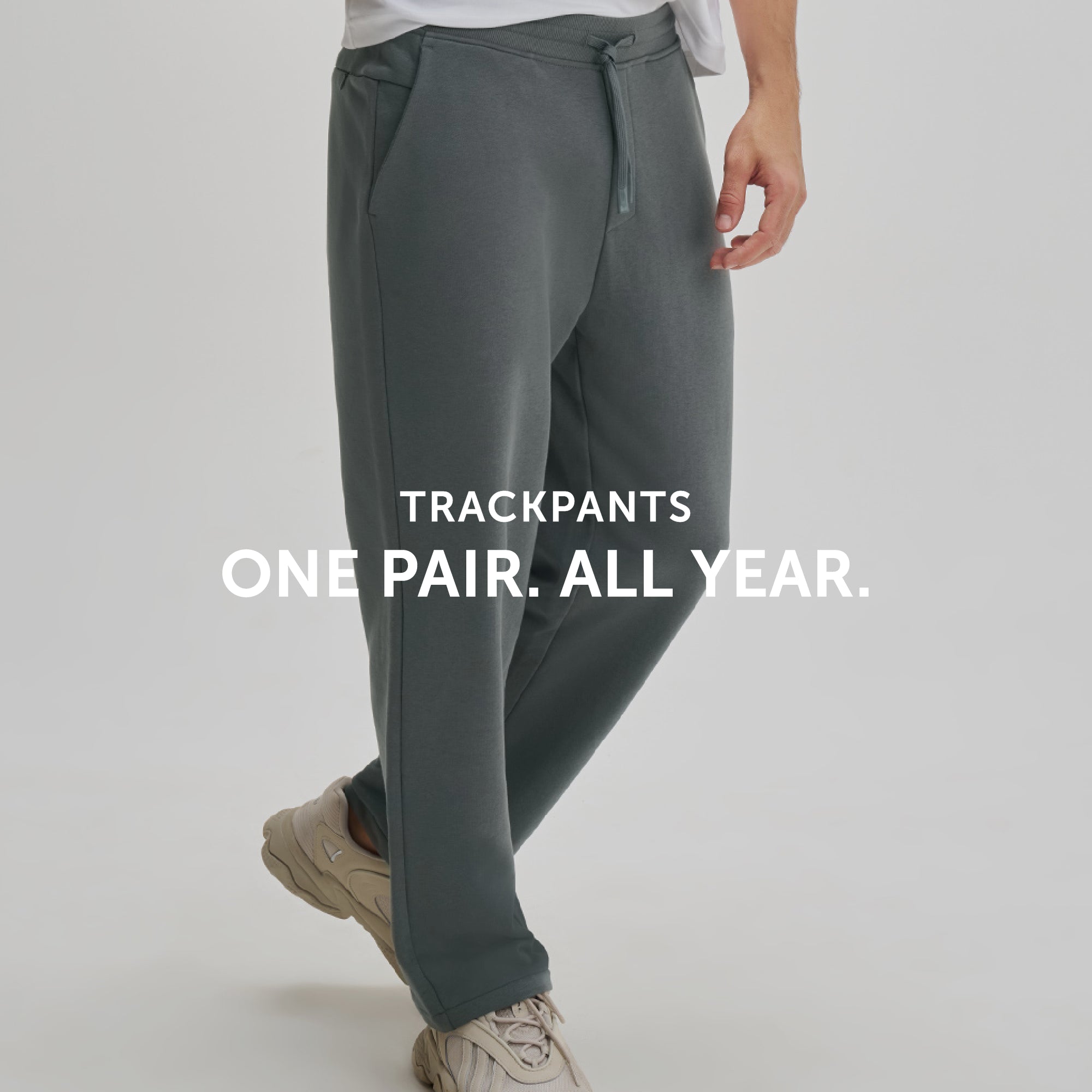 All-Season Trackpants - Pewter Grey