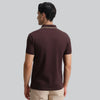 Pique Polo T-shirt - Espresso Brown