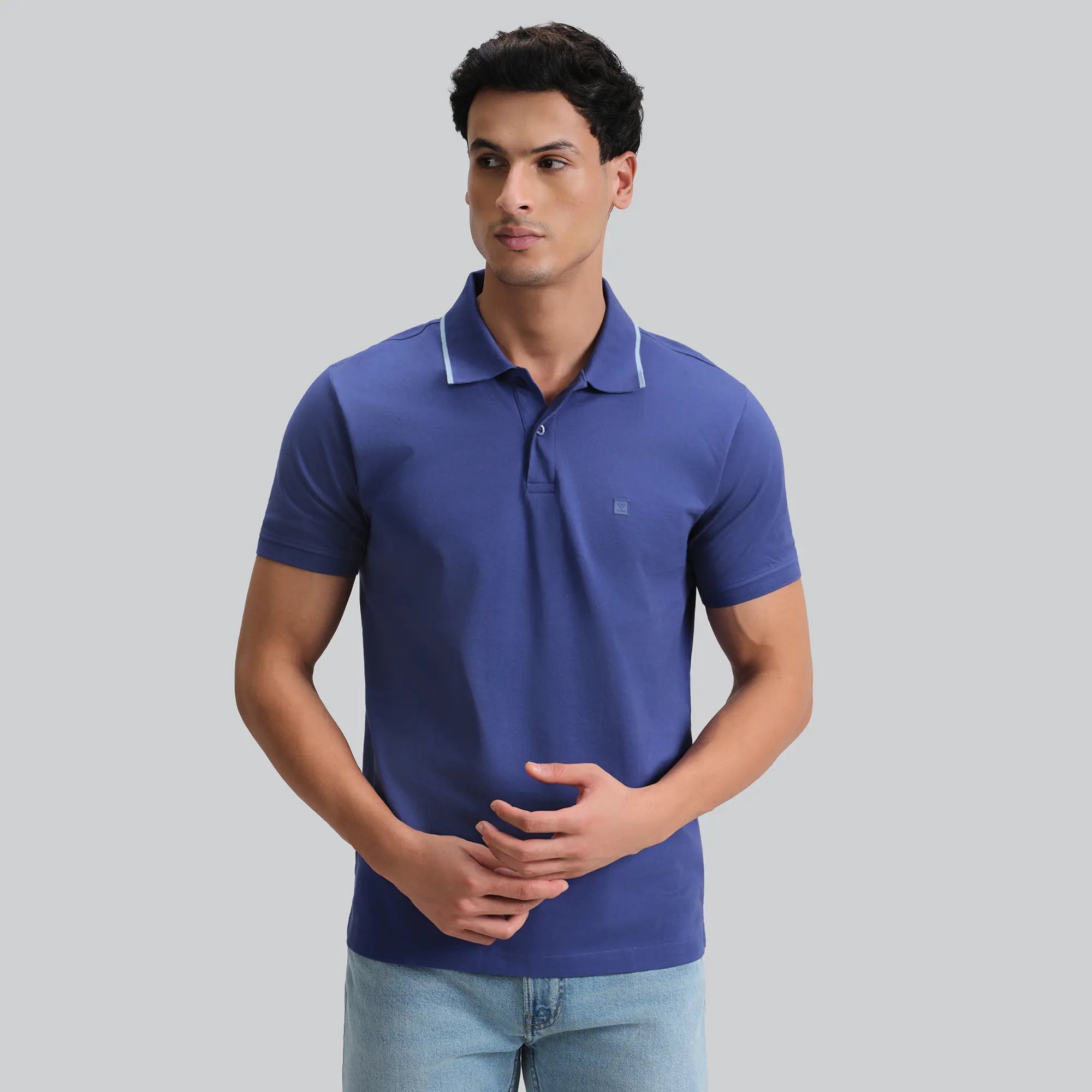 Pique Polo T-shirt - Espresso Brown