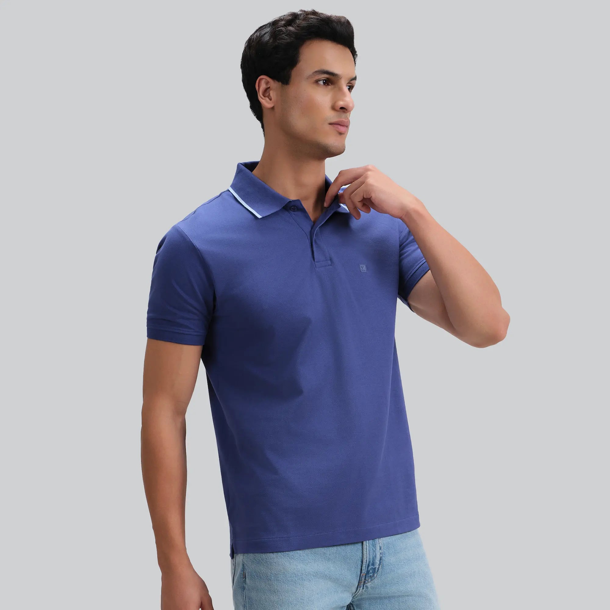 Pique Polo T-shirt - Espresso Brown