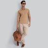 Pique Polo T-shirt - Mocha Brown