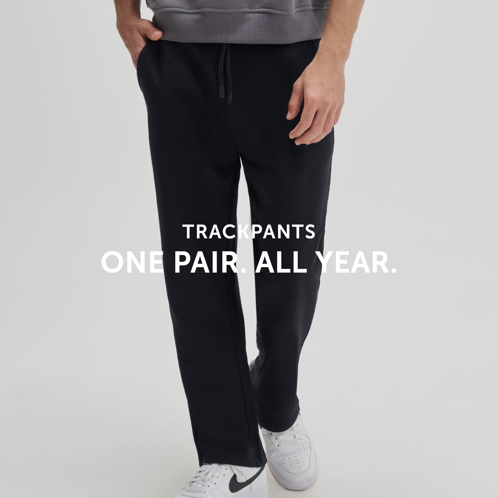 All-Season Trackpants - Pitch Black