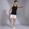 Nova Round Neck Racer Back Vest Black Knight