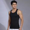 Nova Round Neck Racer Back Vest Black Knight