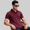 Supima Cotton Slim Fit Polo - Merlot Maroon
