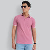 Pique Polo T-shirt - Vintage Pink_primary