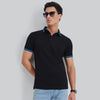 Pique Polo T-shirt - Black Knight_primary