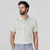 Pique Polo T-shirt - Almond White