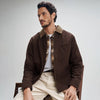 Cotton Canvas Jacket - Espresso Brown