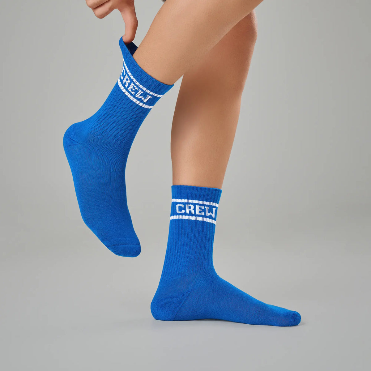 Crew Calf Length Socks - Varsity Blue