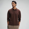 Full Sleeve Polo - Espresso Brown