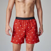 Printed Inner Boxers - Lovestruck Red