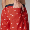 Printed Inner Boxers - Lovestruck Red