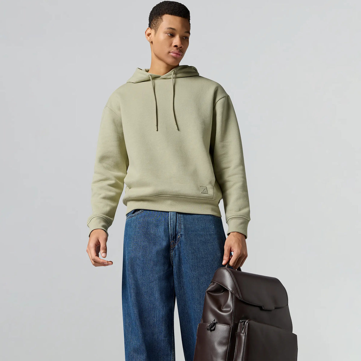 Pulse French Terry Cotton Blend Hoodies Cascade Grey - XYXX Crew