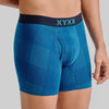 Quad Cotton Boxer Briefs Aqua Green