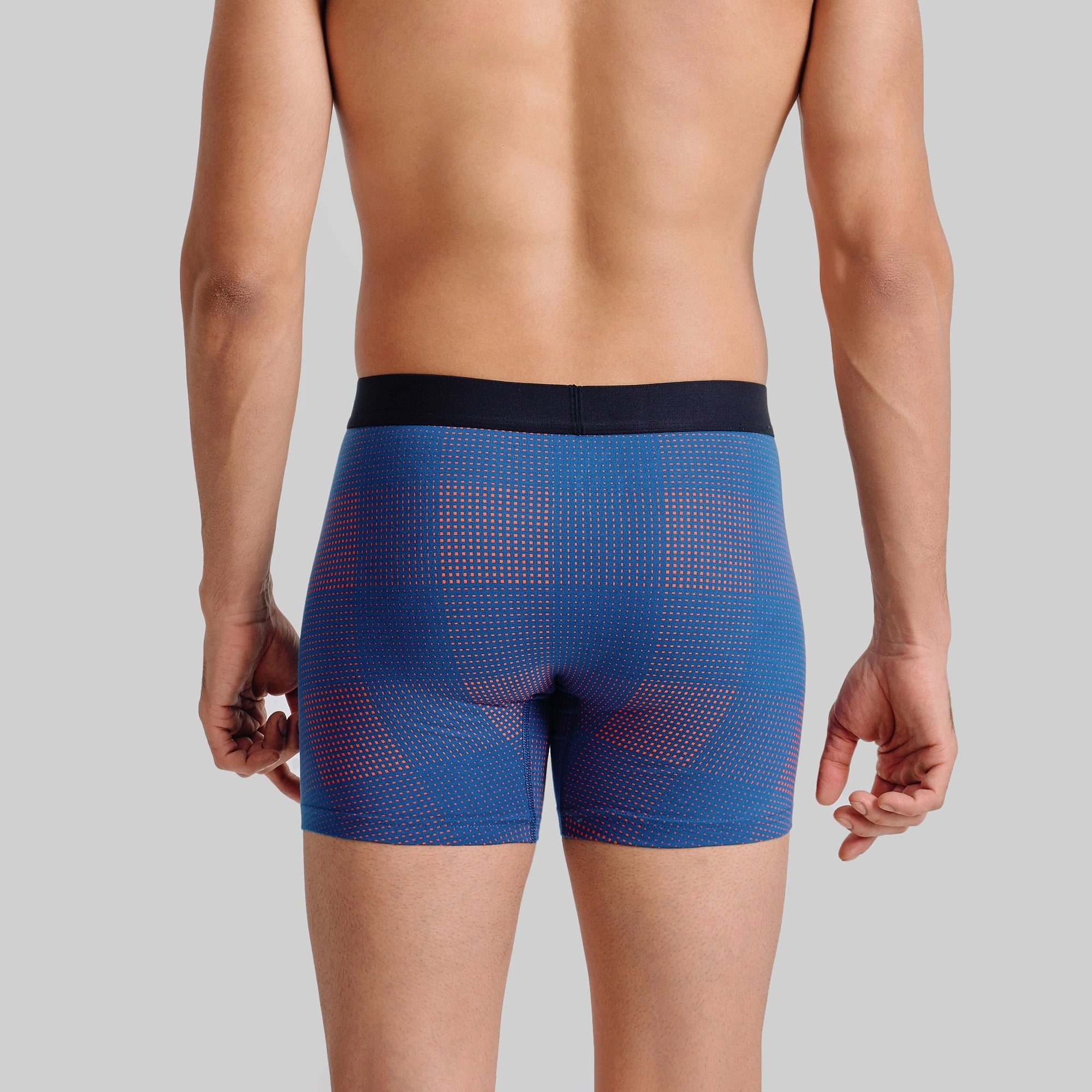 Quad Cotton Boxer Briefs Sunset Blue