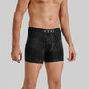Quad Cotton Boxer Briefs  Smoke Black