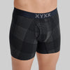 Quad Cotton Boxer Briefs  Smoke Black