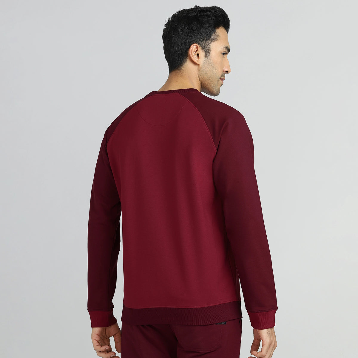 Quest French Terry Cotton Blend Sweatshirts Scarlet Red