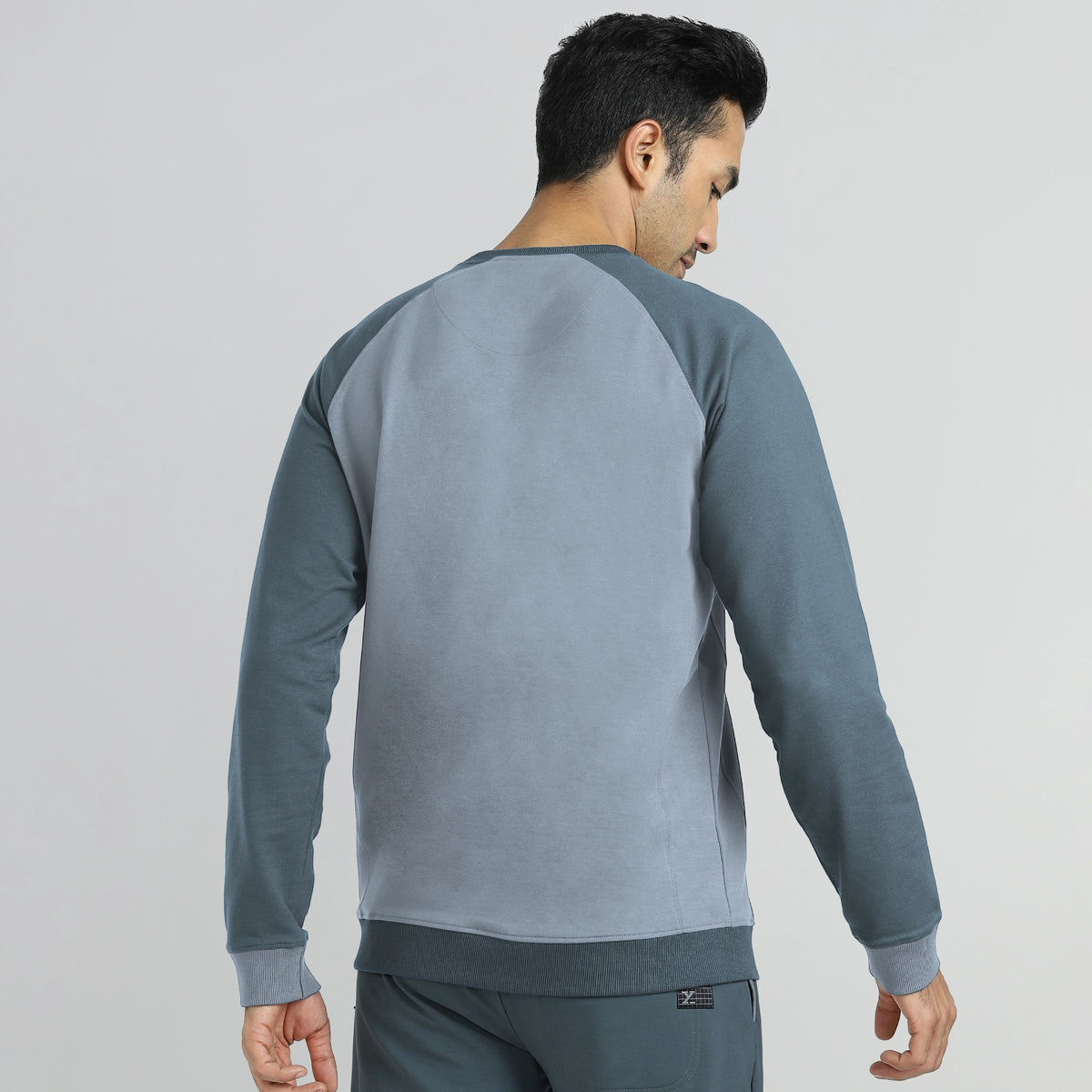 Quest French Terry Cotton Blend Sweatshirts Slate Grey