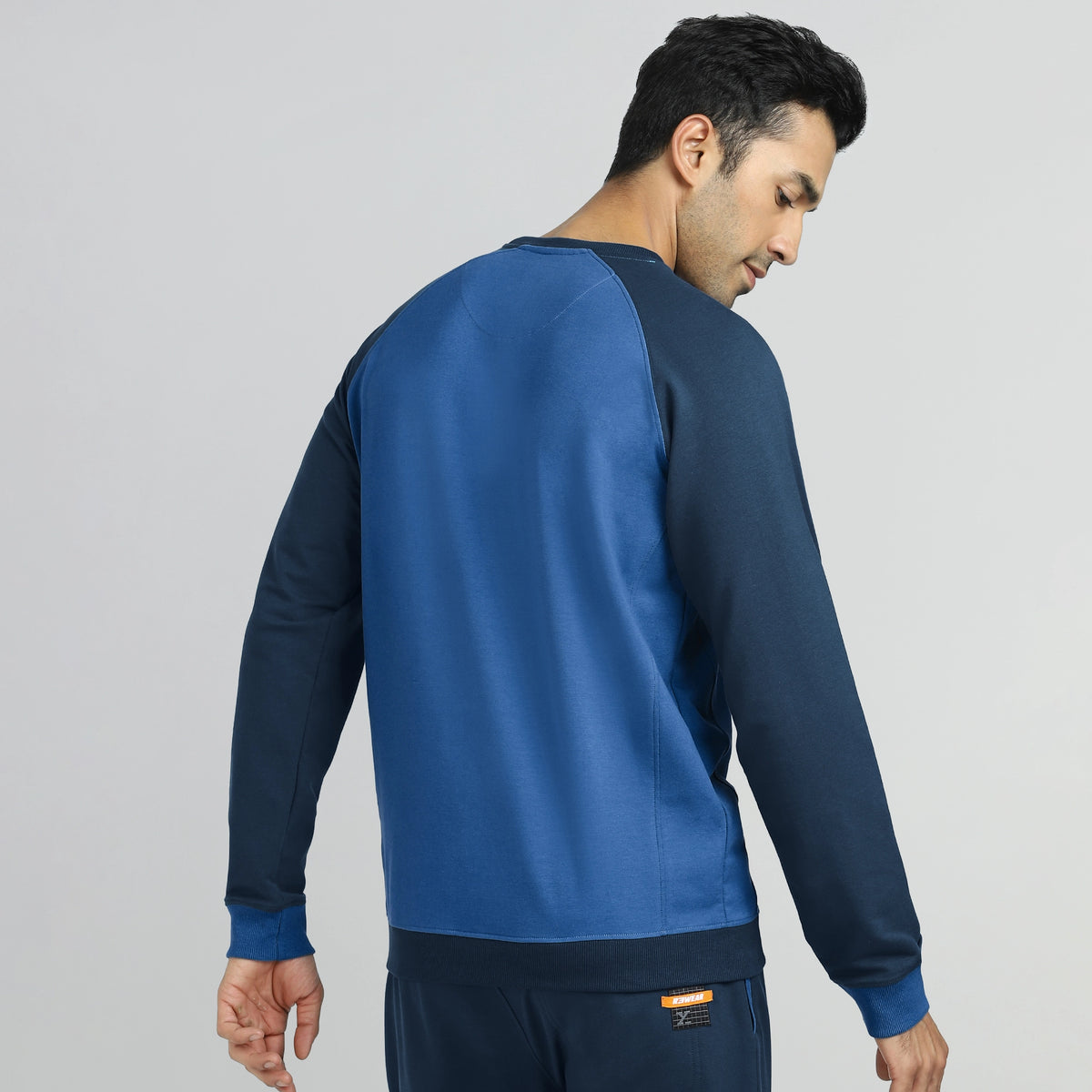 Quest French Terry Cotton Blend Sweatshirts Atlas Blue