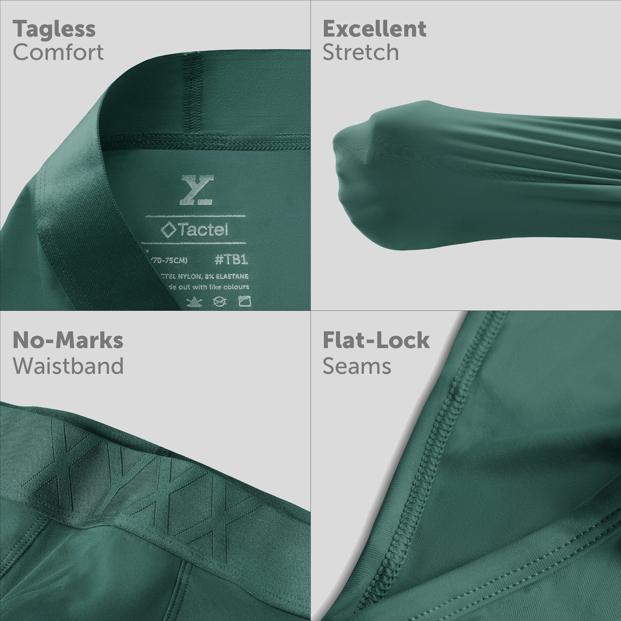 Rev Tactel Briefs Pitch Black