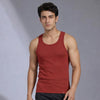 Nova Round Neck Racer Back Vest Rio Red
