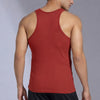 Nova Round Neck Racer Back Vest Rio Red