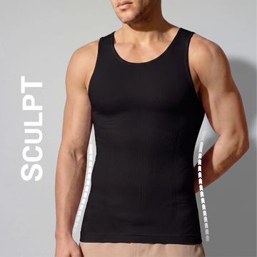 Sculpt Shapewear Vest - Pitch Black