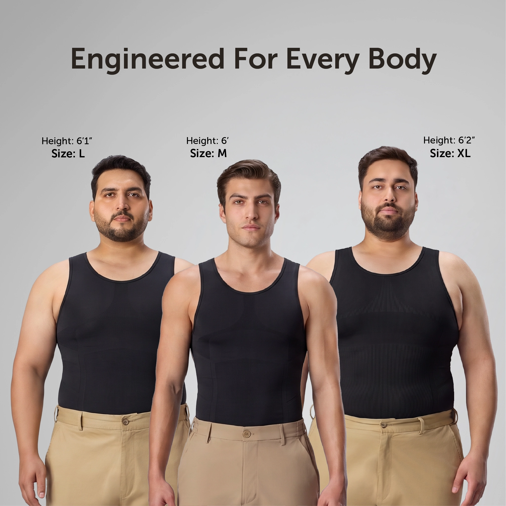 Sculpt Shapewear Vest - Pitch Black
