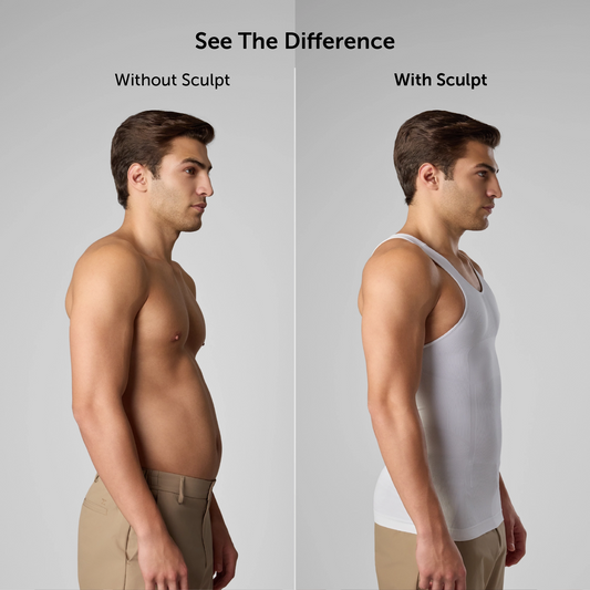 Sculpt Shapewear Vest - Polar White