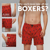 Savanna Cotton Boxers Shield Red