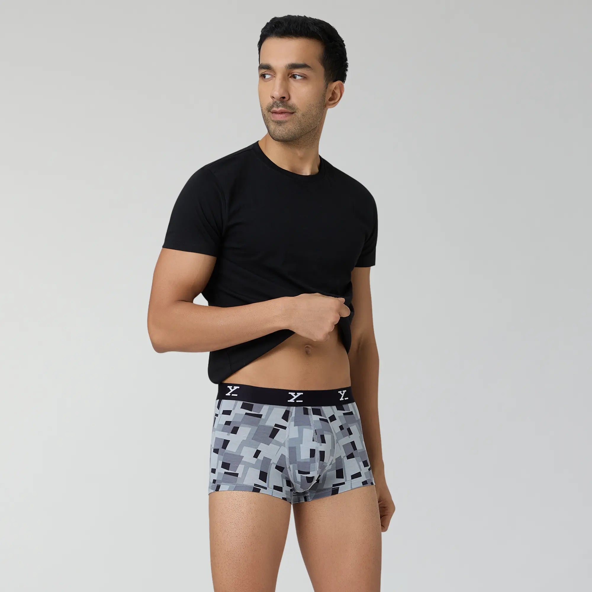 Shuffle Modal Trunks Boxy Grey – XYXX Apparels