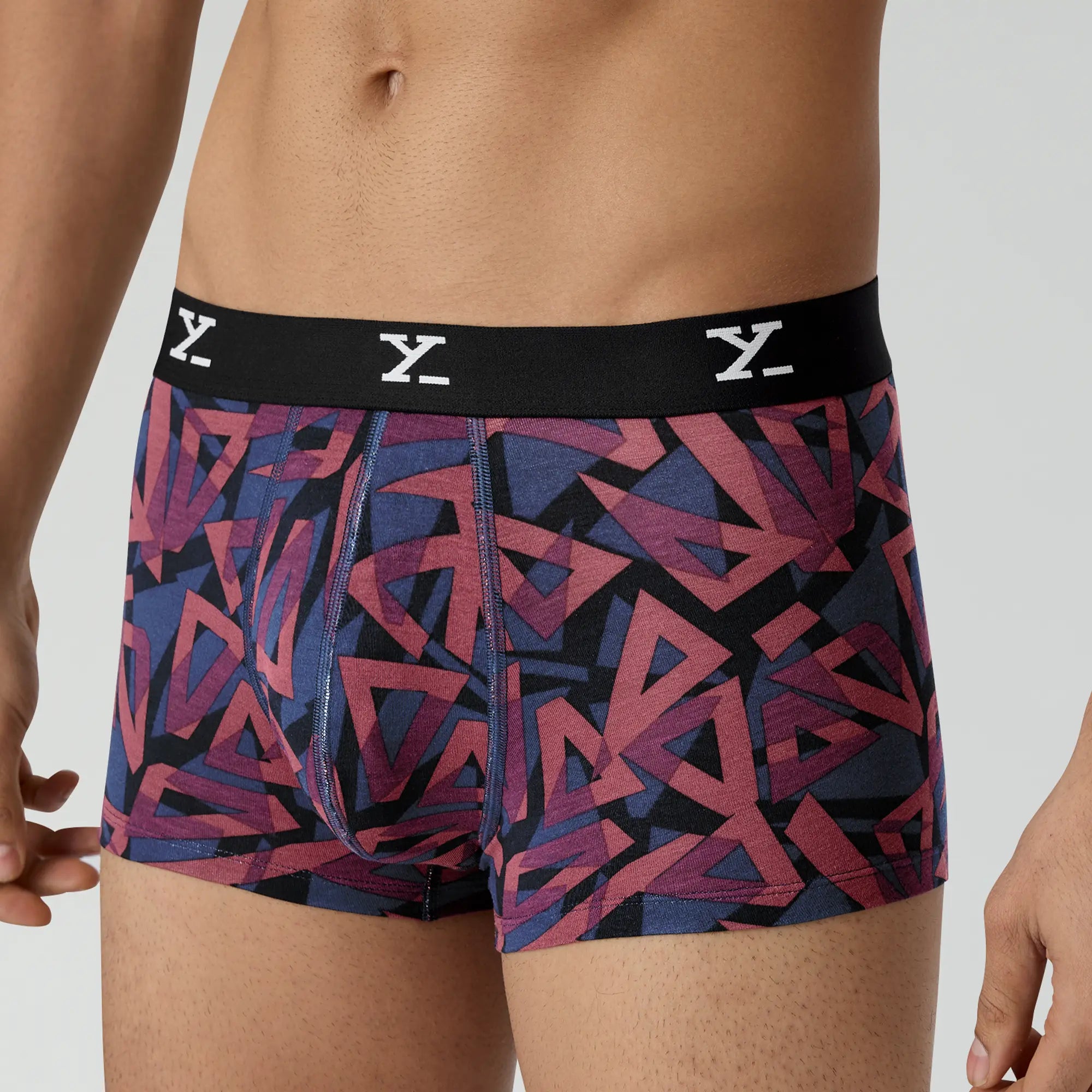 Shuffle Modal Trunks Triad Red – XYXX Apparels