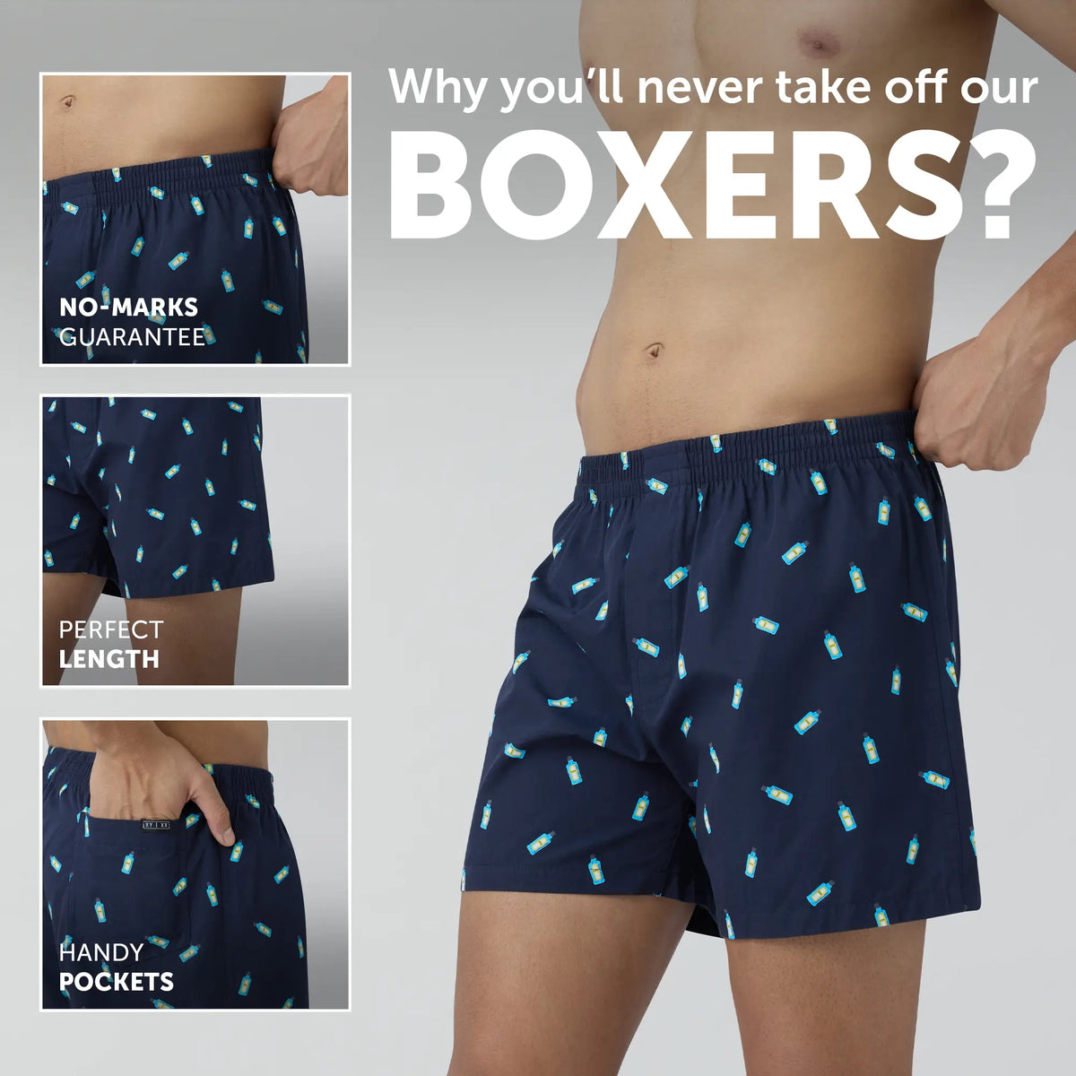 Splash Cotton Boxers - Avocado Green - XYXX Crew