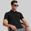 Supima Cotton Slim Fit Polo - Black Knight