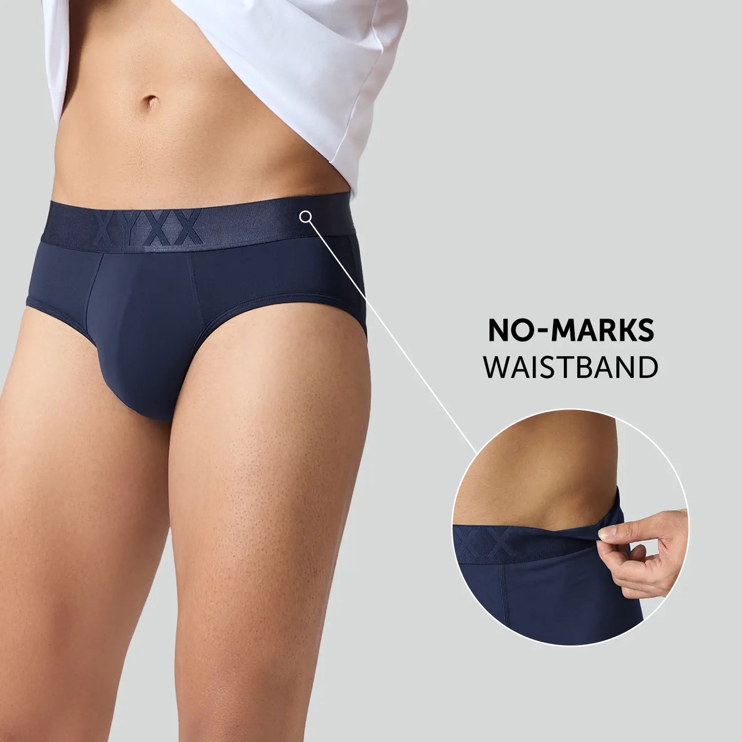 Rev Tactel Briefs Navy Blue