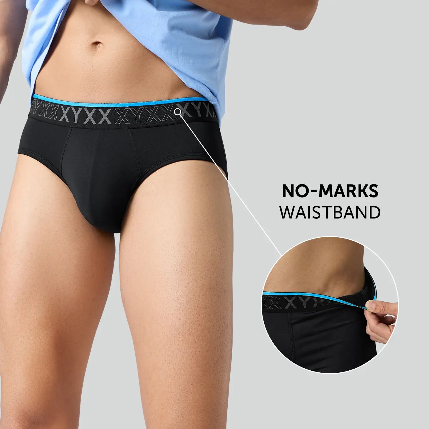 Zest Tactel Briefs Pitch Black