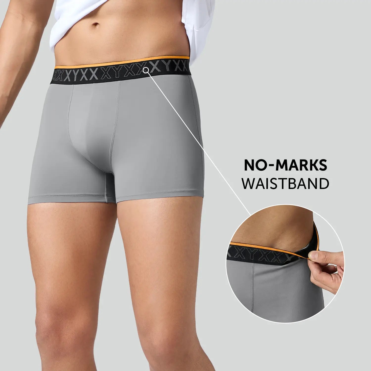 Zest Tactel Trunks Ash Grey