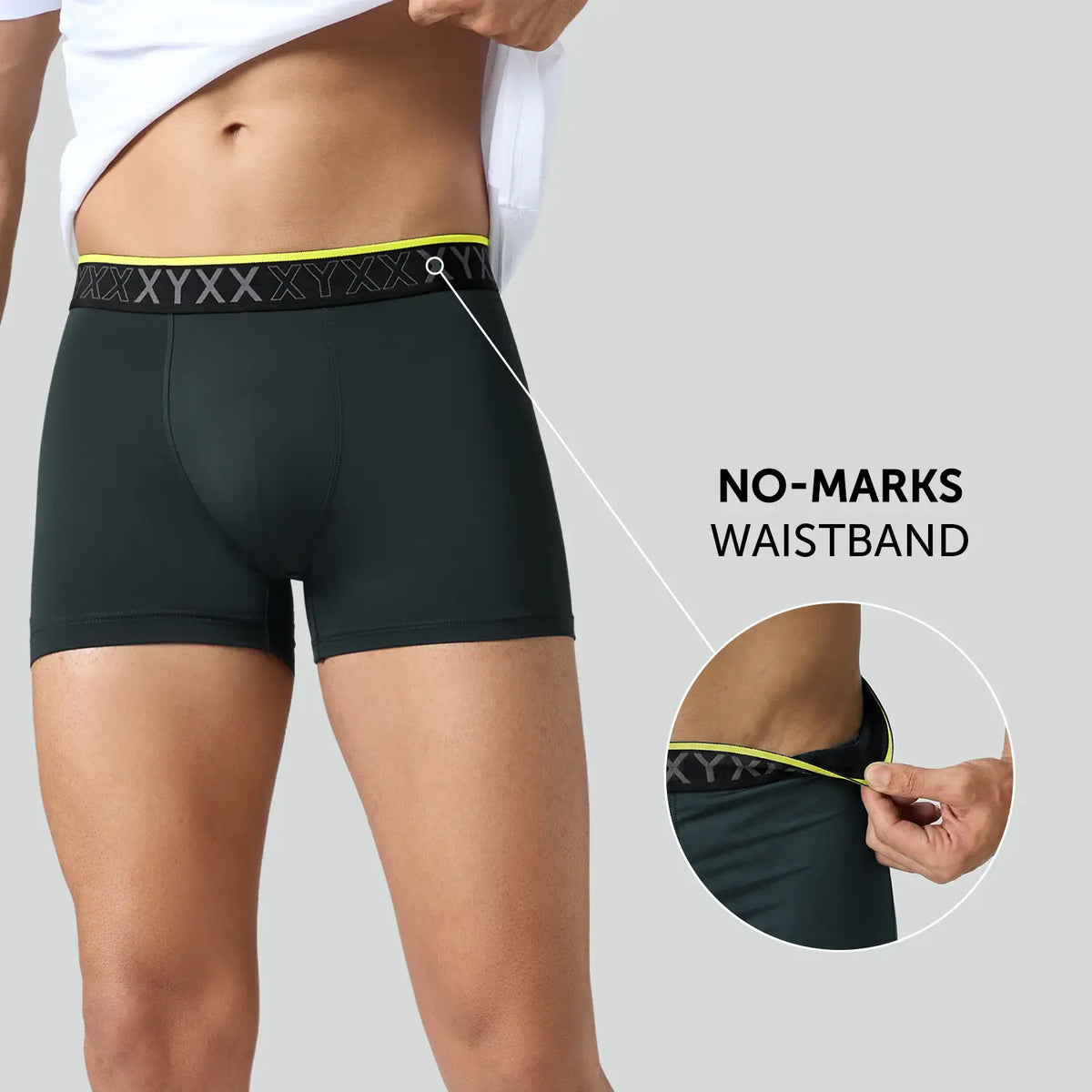 Zest Tactel Trunks Storm Grey