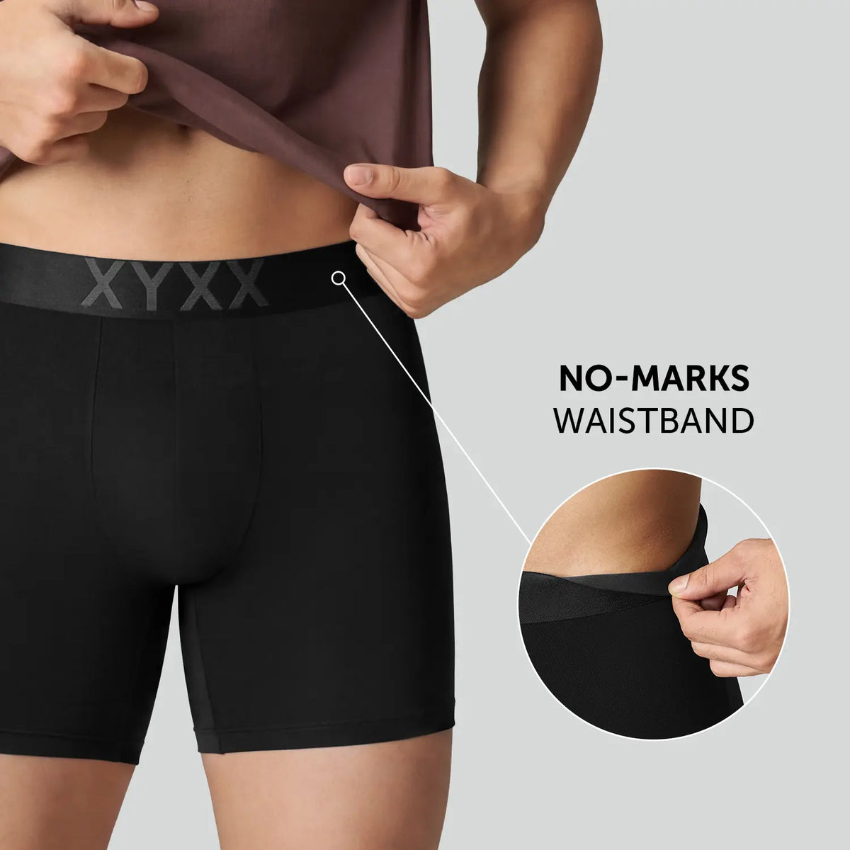 Alpha Tactel Boxer Briefs - Pitch Black