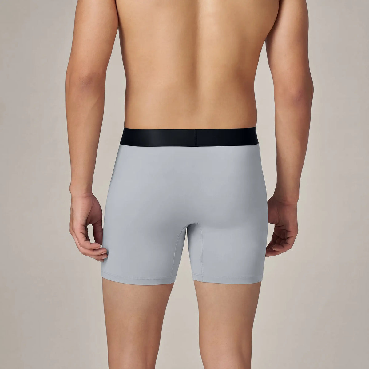 Alpha Tactel Boxer Briefs - Ash Grey