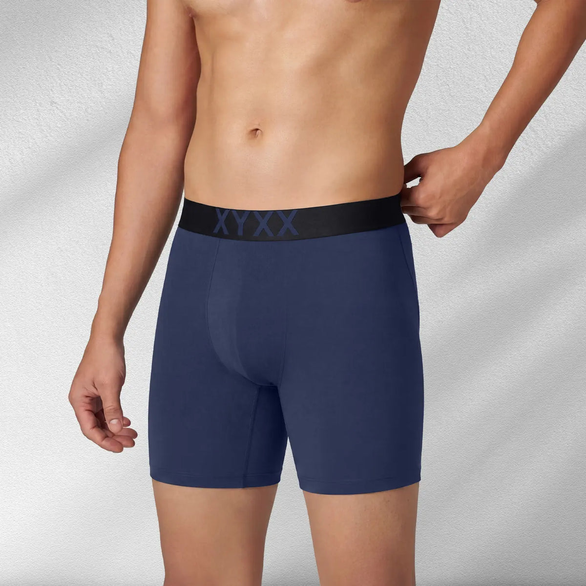 Alpha Tactel Boxer Briefs - Navy Blue