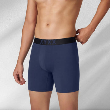Alpha Tactel Boxer Briefs - Navy Blue