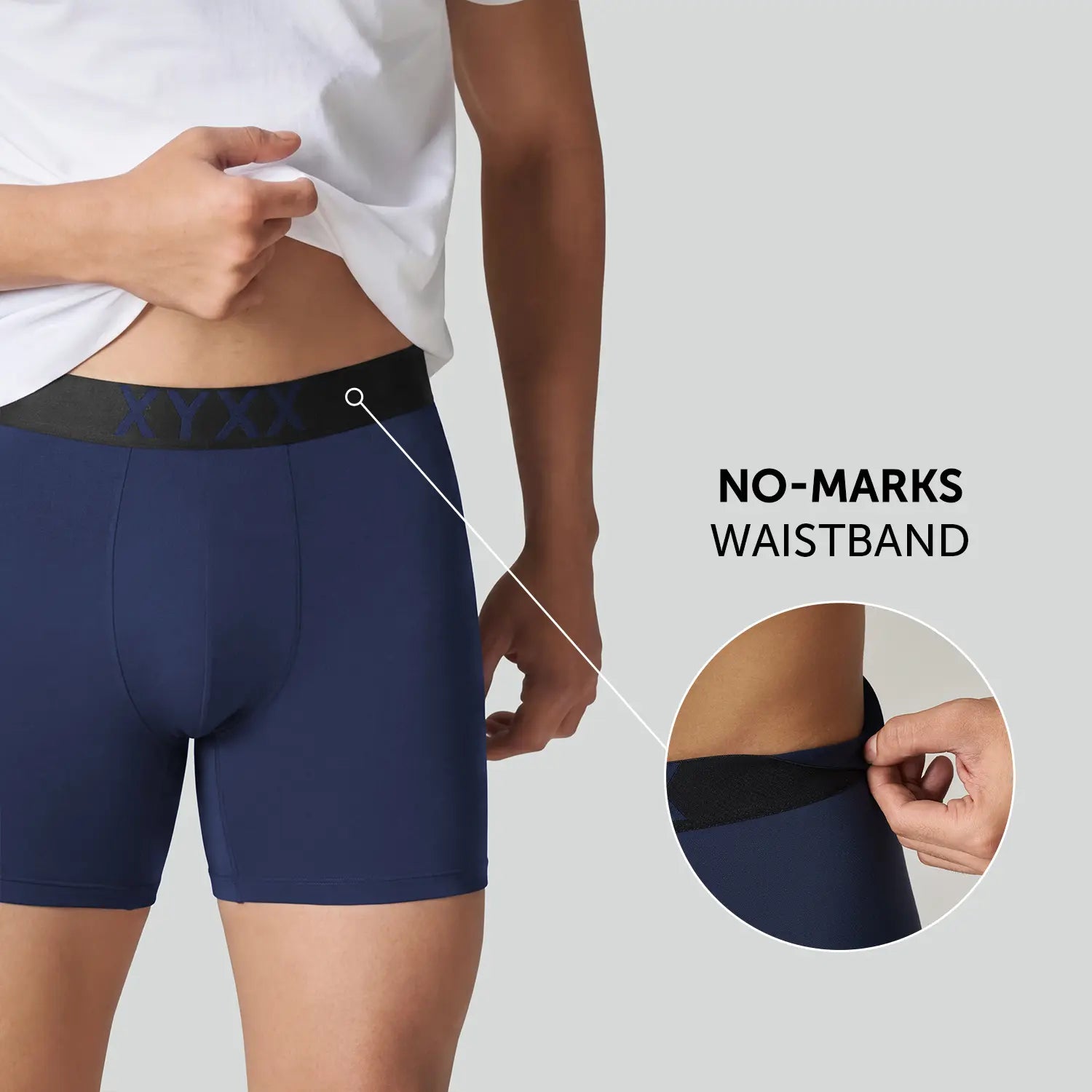 Alpha Tactel Boxer Briefs - Navy Blue