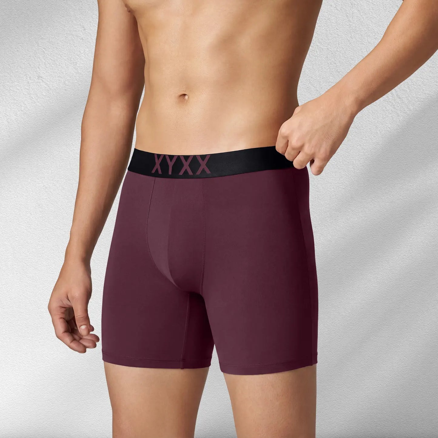Alpha Tactel Boxer Briefs -Auburn Red