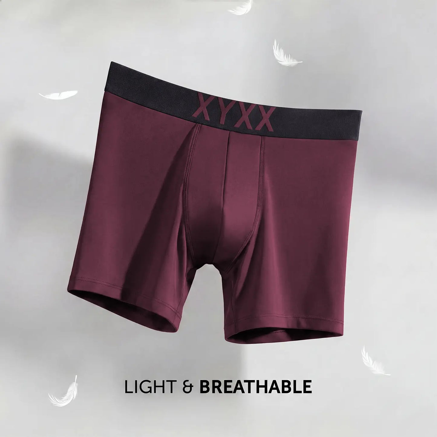 Alpha Tactel Boxer Briefs -Auburn Red