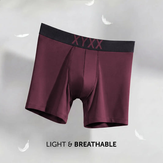 Alpha Tactel Boxer Briefs -Auburn Red