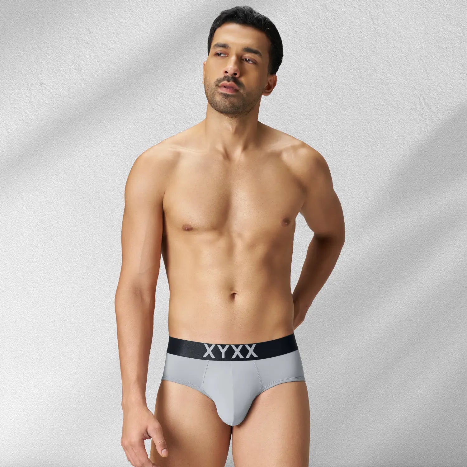 Alpha Tactel Briefs - Ash Grey