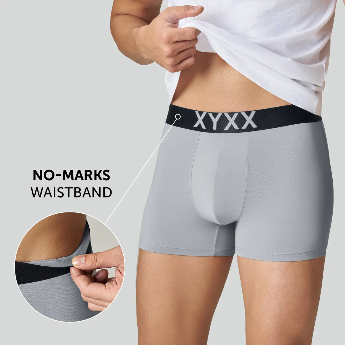 Alpha Tactel Trunks - Ash Grey